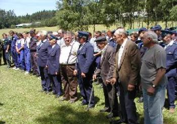 Ocenění zasloužilých členů.