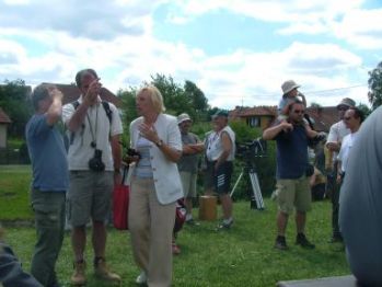 Paní režisérka a pan kameraman.