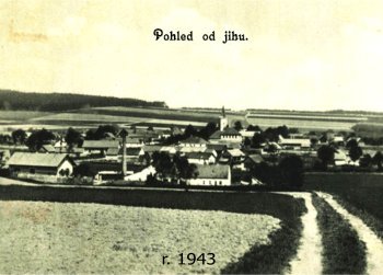 Keblov - r. 1943 - pohled od jihu